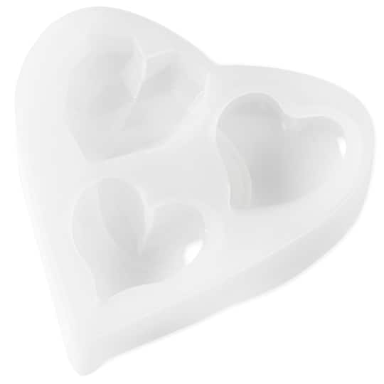 Heart stepping stone mold  11" x over 1" deep